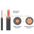 450 / 750v conductor de cobre estañado 16awg alambre de cobre sólido